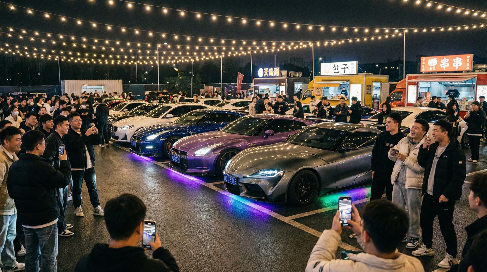 网红修车社区车友聚会活动